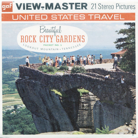 5 ANDREW - Beautiful Rock City Gardens - View-Master 3 Reel Packet - vintage - A884-G3A Packet 3dstereo 