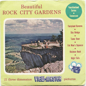 5 ANDREW - Beautiful Rock City Gardens - View-Master 3 Reel Packet - 1956 - vintage - 325-A,B,C-S3 Packet 3dstereo 