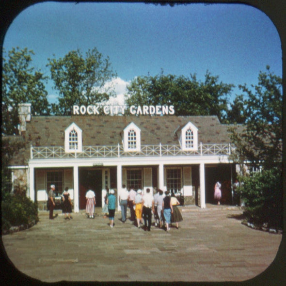 10 ANDREW - Rock City Gardens - View-Master 3 Reel Packet - vintage - 325-A,B,C-S3 Packet 3dstereo 