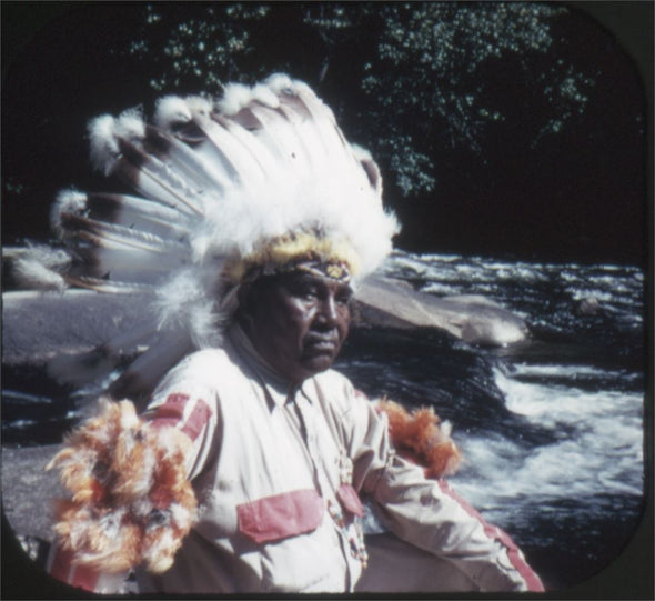 5 ANDREW - Cherokee Indians - View-Master 3 Reel Packet - vintage - A891-G1A Packet 3dstereo 