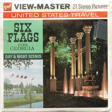7 ANDREW - Six Flags Over Georgia - View-Master 3 Reel Packet - 1972 - vintage - A918-G3A Packet 3dstereo 