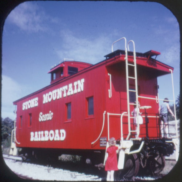 10 ANDREW - Stone Mountain - View-Master 3 Reel Economy Packet - vintage - A920-S6A Packet 3dstereo 