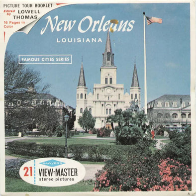 5 ANDREW - New Orleans - View-Master 3 Reel Packet - vintage - A946-S6A Packet 3dstereo 