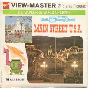 Main Street U.S.A - View-Master 3 Reel Packet - vintage - A947-G3A Packet 3dstereo 