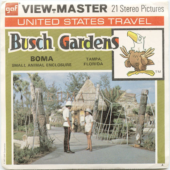 7 ANDREW - Busch Gardens - View-Master 3 Reel Packet - 1971 - vintage - A957-G3A Packet 3dstereo 