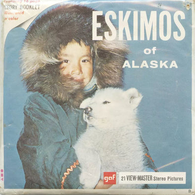 5 ANDREW - Eskimos of Alaska - View-Master 3 Reel Packet - vintage - A102-G1B Packet 3dstereo 