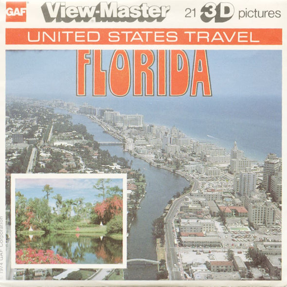 5 ANDREW - Florida - View-Master 3 Reel Packet - vintage - A960-G6 Packet 3dstereo 