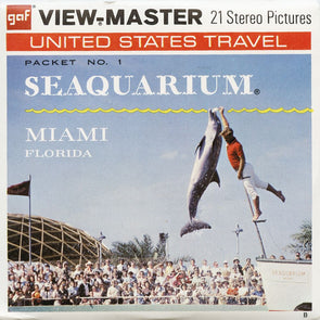 5 ANDREW - Seaquarium - View-Master 3 Reel Packet - vintage - A966-G3B Packet 3dstereo 