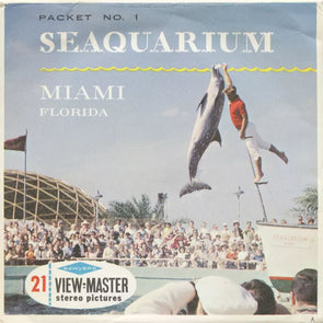 5 ANDREW - Seaquarium - View-Master 3 Reel Packet - vintage - A966-S6A Packet 3dstereo 