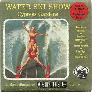 5 ANDREW - Water Ski Show - Cypress Garden - View-Master 3 Reel Packet - vintage - A967-S4 Packet 3dstereo 