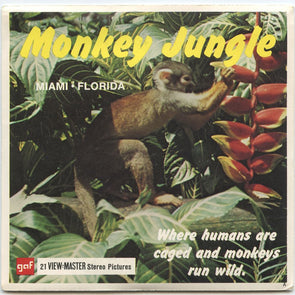 5 ANDREW - Monkey Jungle - View-Master 3 Reel Packet - vintage - A985-G1A Packet 3dstereo 