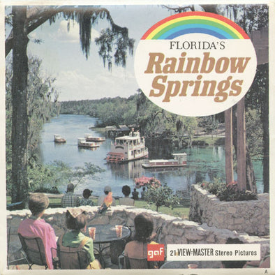 5 ANDREW - Florida's Rainbow Springs - View-Master 3 Reel Packet - vintage - A986-G1A Packet 3dstereo 