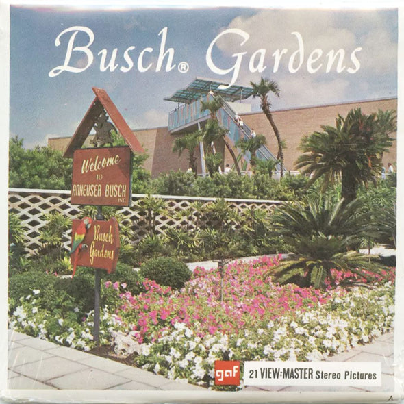 5 ANDREW - Busch Gardens - Tampa Florida - View-Master 3 Reel Packet - vintage - A988-G1A Packet 3dstereo 