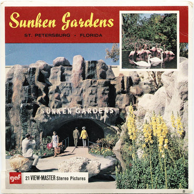 5 ANDREW - Sunken Gardens - View-Master 3 Reel Packet - vintage - A992-G1B Packet 3dstereo 