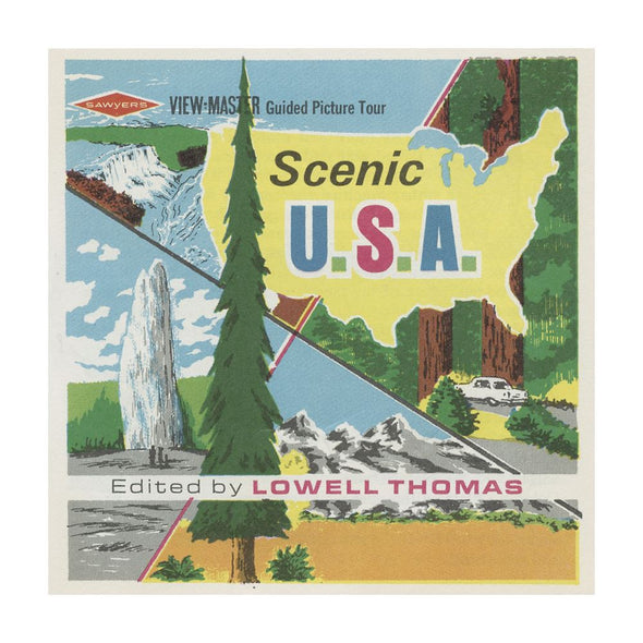 5 ANDREW - Scenic U.S.A. - View-Master 3 Reel Packet - vintage - A996-G1A Packet 3dstereo 