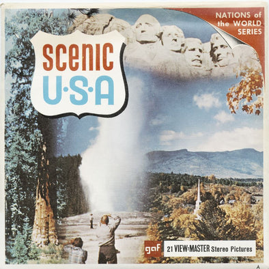 5 ANDREW - Scenic U.S.A. - View-Master 3 Reel Packet - vintage - A996-G1A Packet 3dstereo 