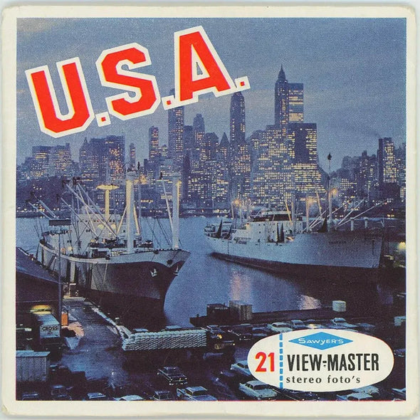 U.S.A. - View-Master 3 Reel Packet - 1960's view - vintage - ( PKT-A997-BS6SC) Packet 3Dstereo.com 