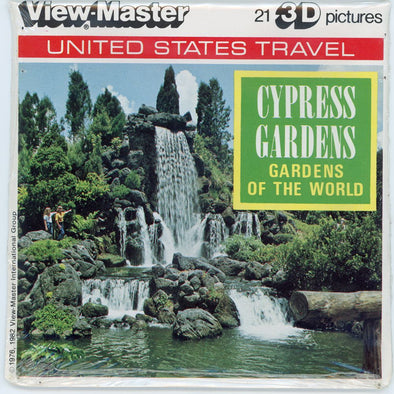 Cypress Gardens - View-Master 3 Reel Packet - vintage PKT 3Dstereo 