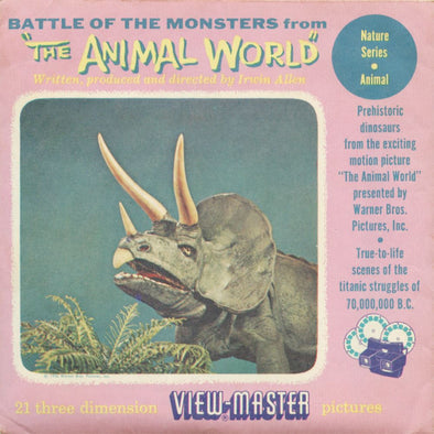 5 ANDREW - Battle of the Monsters - Animal World - View-Master 3 Reel Packet - vintage - 920-A,B,C-S3 Packet 3dstereo 