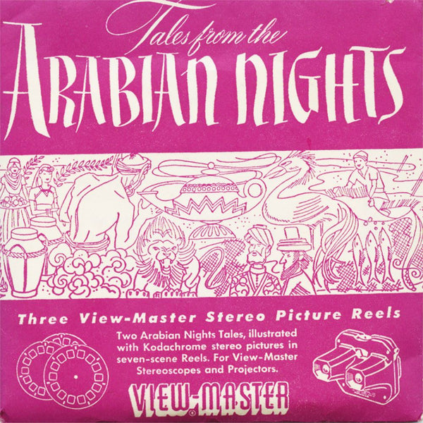 Arabian Nights - View-Master 3 Reel Packet - vintage - FT-50A,50B