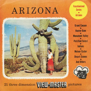 5 ANDREW - Arizona - View-Master 3 Reel Packet - vintage - ARIZ-1,2,3-S3 Packet 3dstereo 