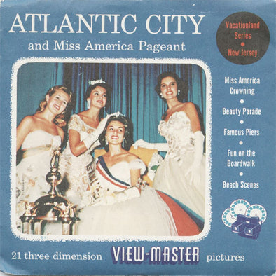5 ANDREW - Atlantic City - View-Master 3 Reel Packet - 1957 - vintage - S3 Packet 3dstereo 