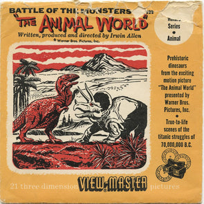 7 ANDREW - The Animal World - View-Master 3 Reel Packet - vintage - 920-A,B,C-S3D Packet 3dstereo 