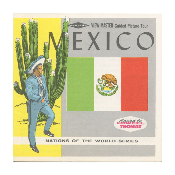 Mexico - View-Master 3 Reel Packet - vintage - B001-S6A Packet 3dstereo 