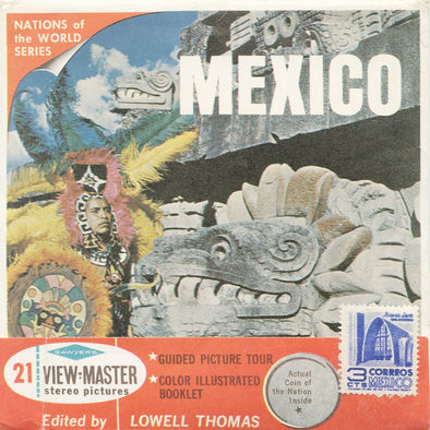 Mexico - View-Master 3 Reel Packet - vintage - B001-S6A Packet 3dstereo 