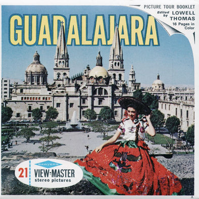 Guadalajara - View-Master 3 Reel Packet - vintage - B007-S6A Packet 3dstereo 
