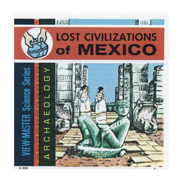 ANDREW - Lost Civilizations of Mexico - View-Master 3 Reel Packet - vintage - B008-G1A Packet 3dstereo 