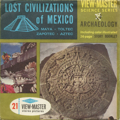 5 ANDREW - Lost Civilizations of Mexico - View-Master 3 Reel Packet - vintage - B008-S6 Packet 3dstereo 