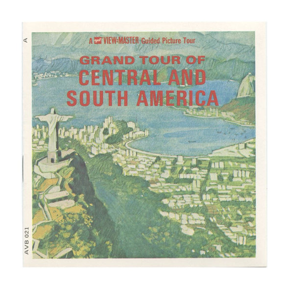 4 ANDREW - Grand Tour of Central and South America - View-Master 3 Reel Packet - vintage - B021-G3A Packet 3dstereo 