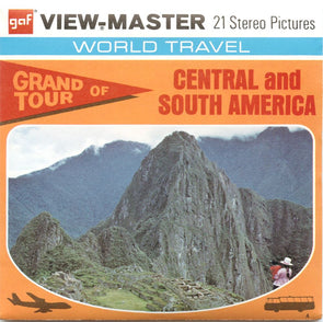 4 ANDREW - Grand Tour of Central and South America - View-Master 3 Reel Packet - vintage - B021-G3A Packet 3dstereo 
