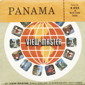 5 ANDREW - Panama - View-Master 3 Reel Packet - vintage - B025-BGU Packet 3dstereo 