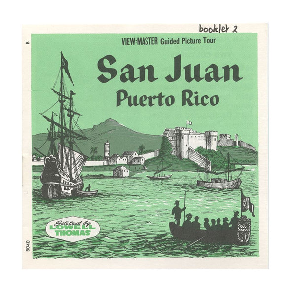 4 ANDREW - San Juan Puerto Rico - View-Master 3 Reel Packet - vintage - B040-G1B Packet 3dstereo 