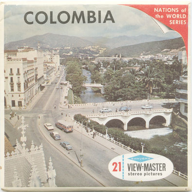 10 ANDREW - Colombia - View-Master 3 Reel Economy Packet - vintage - B044-S6A Packet 3dstereo 