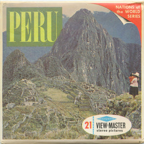 6 ANDREW - Peru - View-Master 3 Reel Packet - vintage - B086-S6A Packet 3dstereo 