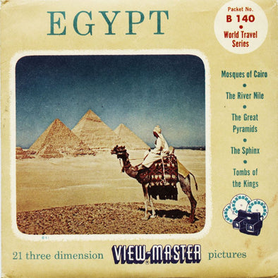 5 ANDREW - Egypt - View-Master 3 Reel Packet - vintage - B140-S4 Packet 3dstereo 