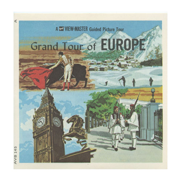 5 ANDREW - Grand Tour of Europe - View-Master 3 Reel Packet - vintage - B145-G3A Packet 3dstereo 