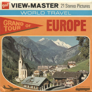 5 ANDREW - Grand Tour of Europe - View-Master 3 Reel Packet - vintage - B145-G3A Packet 3dstereo 