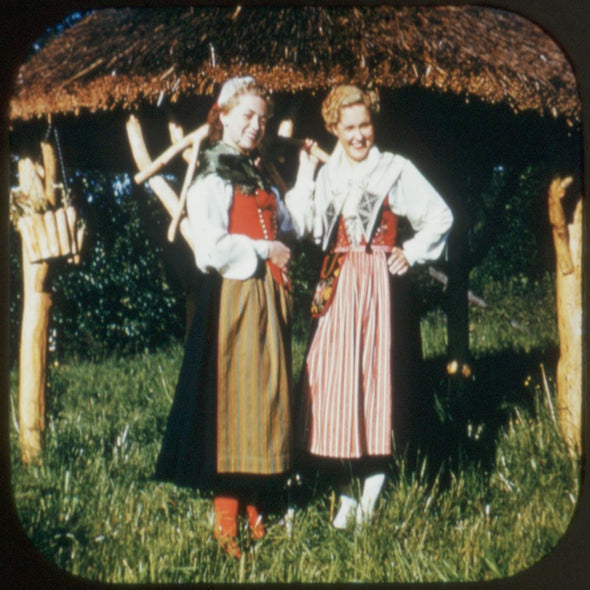 Sweden - View-Master 3 Reel Packet - Nations of the Worls series - vintage - B151-S5 Packet 3dstereo 
