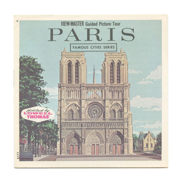 9 ANDREW - Paris - View-Master 3 Reel Economy Packet - vintage - B177-G1A Packet 3Dstereo 