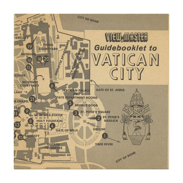 5 ANDREW - Vatican City - View-Master 3 Reel Packet - vintage - B178-S5 Packet 3dstereo 