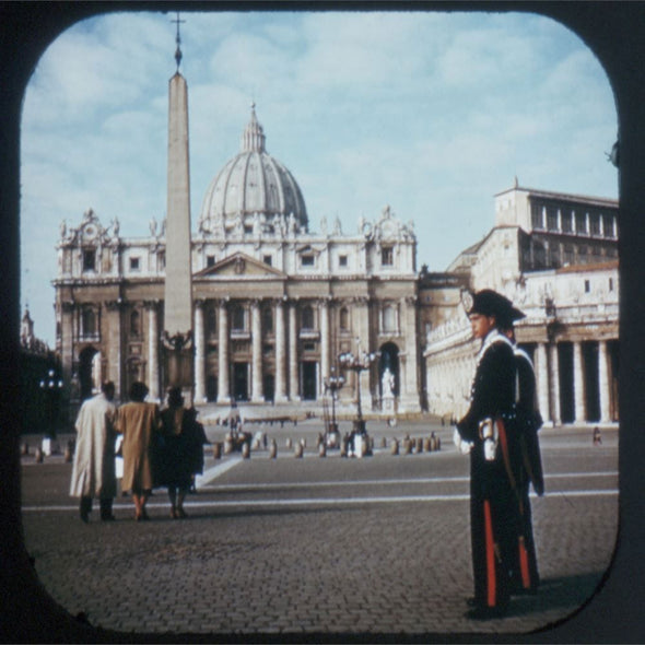 7 ANDREW - Italy - View-Master 3 Reel Packet - Coin & Stamp - Nations of the World - vintage - B180-S6A Packet 3dstereo 