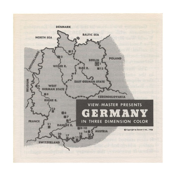 Germany - View-Master 3 Reel Packet - Nations of the World series - vintage - B193-S5 Packet 3dstereo 