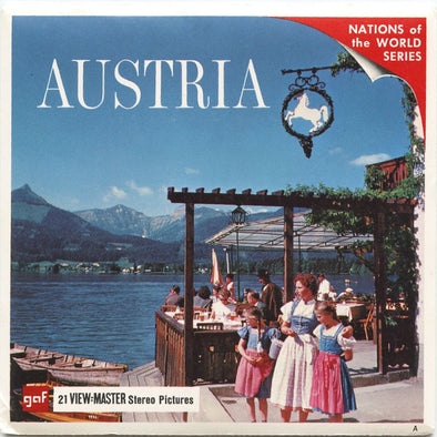5 ANDREW - Austria - View-Master 3 Reel Packet - vintage - B198-G1A Packet 3dstereo 