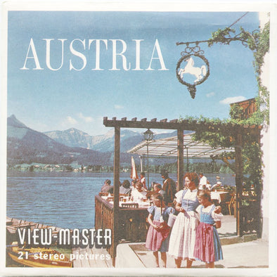 10 ANDREW - Austria - View-Master 3 Reel Packet - Nations of the World - vintage - B198-S5 Packet 3dstereo 
