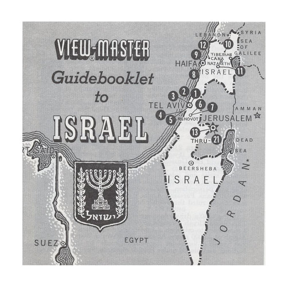 Modern Israel - View-Master 3 Reel Packet - vintage - B224-S5 Packet 3dstereo 