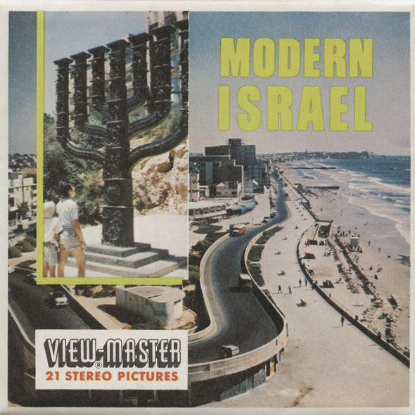 6 ANDREW - Modern Israel - View-Master 3 Reel Packet - Coin & Stamp - Nations of the World - vintage - B224-S5 Packet 3dstereo 